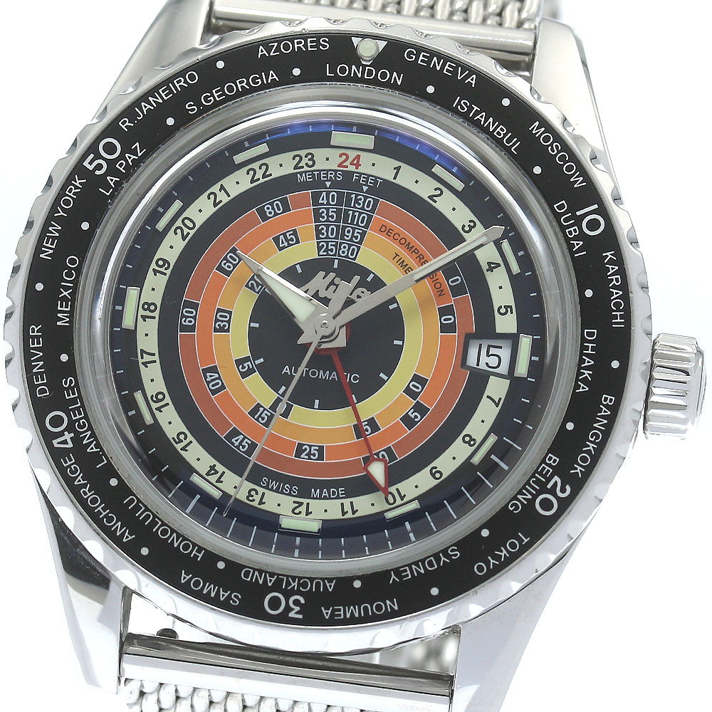 ミドー MIDO M026.829.17.051.00 デコンプレッション ワールドタイマー 自動巻き メンズ 保証書付き_871618【中古】 135,100円