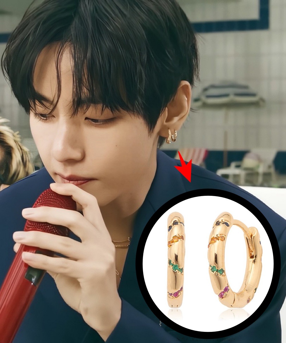 Qoo10 justLoveR. [BTS着用] フープ ピアス ピアス