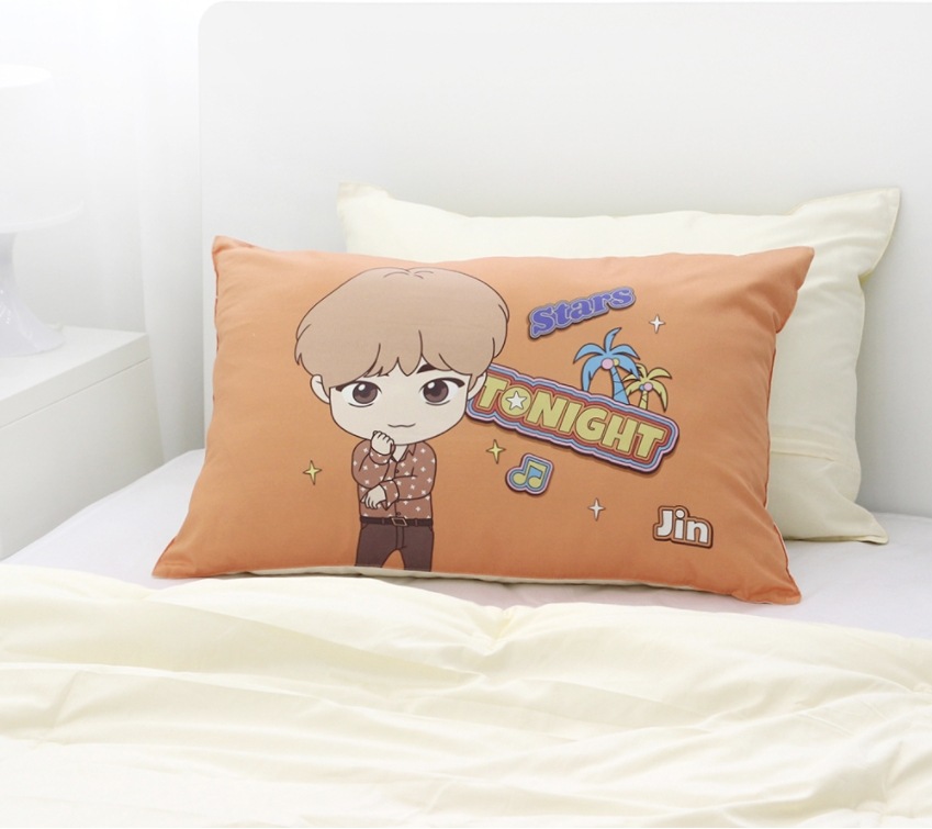Qoo10] TinyTAN BTS まくらカバー Jin Dynam