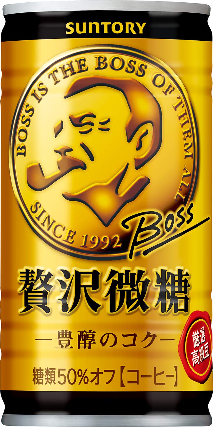 サントリー ボス 贅沢微糖 185g缶 ×30本×3ケース(90本)