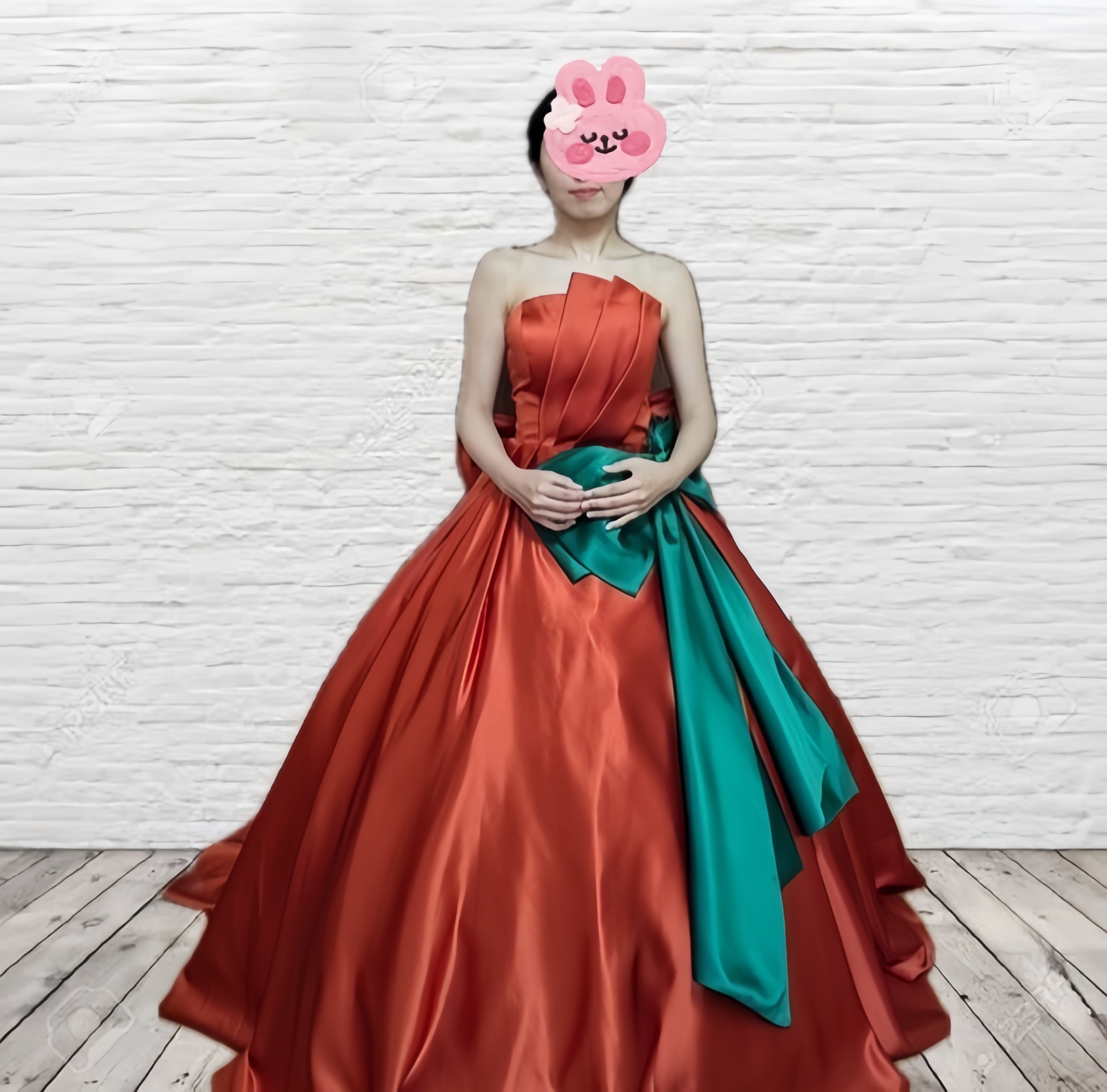 ウェディングドレス 結婚式 披露宴 サテン ロングドレス キャミソール  