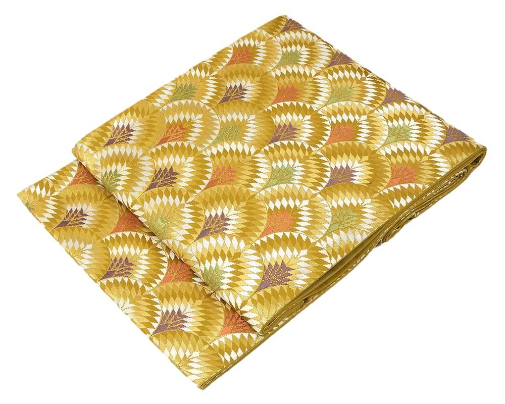 袋帯 新品仕立済 正絹 西陣 白寿苑謹製 丹麗青海文様 袋帯 新品 仕立て