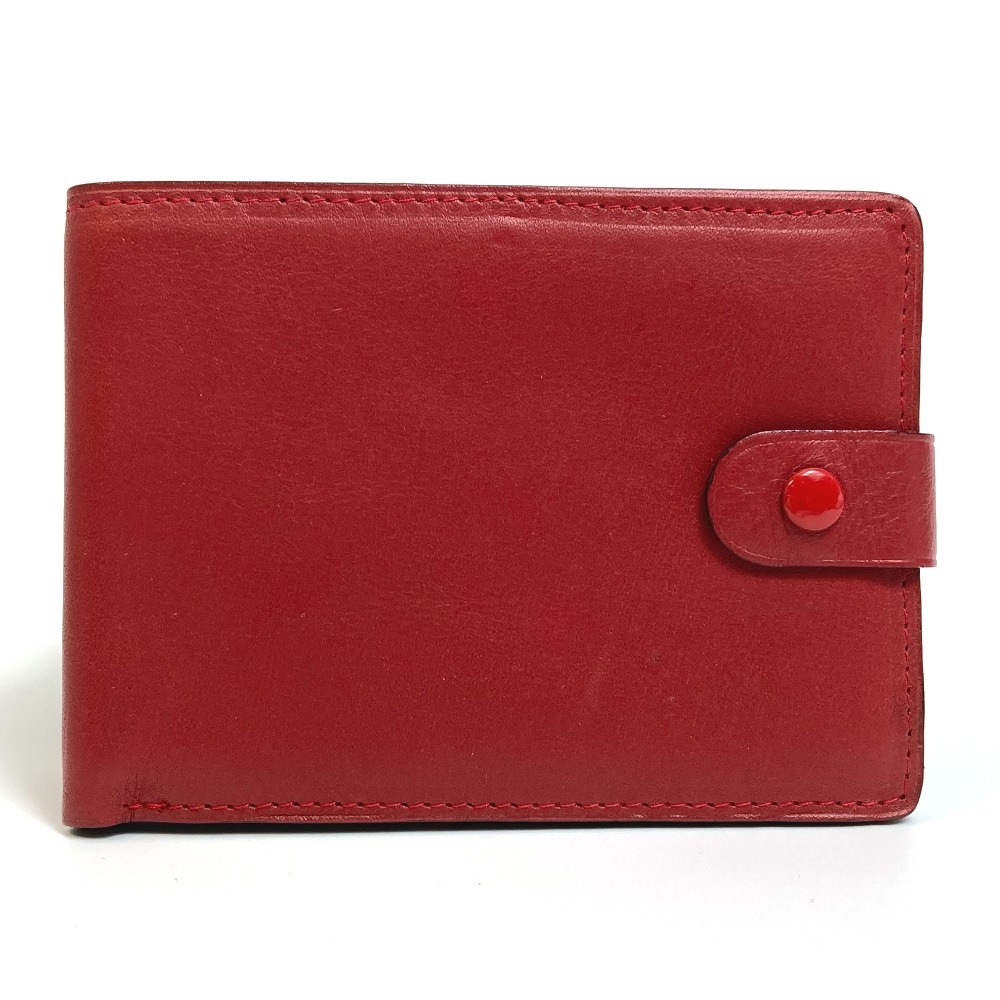 2つ折り財布 ノベルティ 非売品 オールド レザー レッド