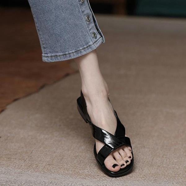 230 フラットサンダル ストラップ レディースサンダル 夏 女性 (S8349629)