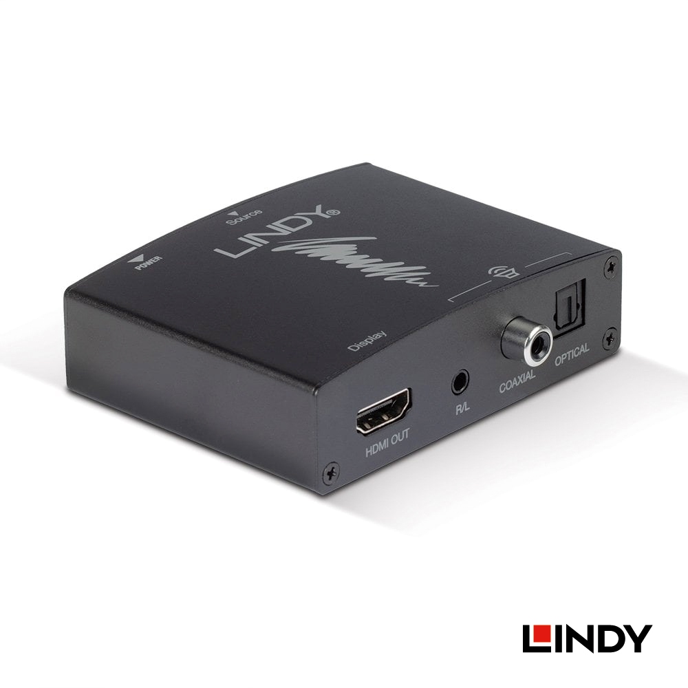 【38167】 LINDY HDMI信号オーディオ分離器 4K対応