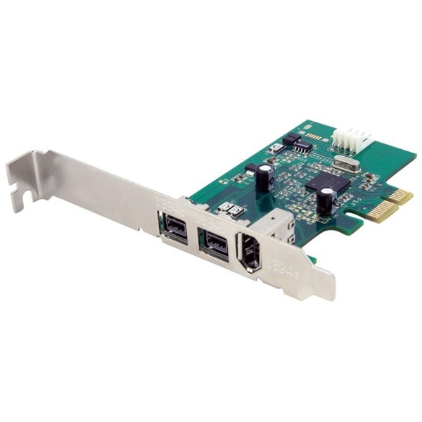 PEX1394B3 [IEEE 1394a 1ポート / 1394b 2ポート増設PCIeカード]