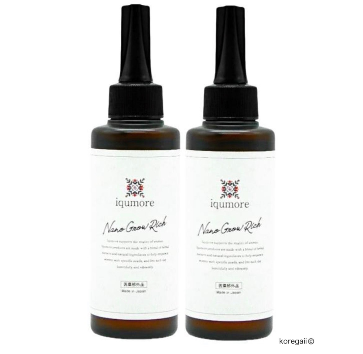 イクモア ナノグロウリッチ 育毛剤 130mL 2本