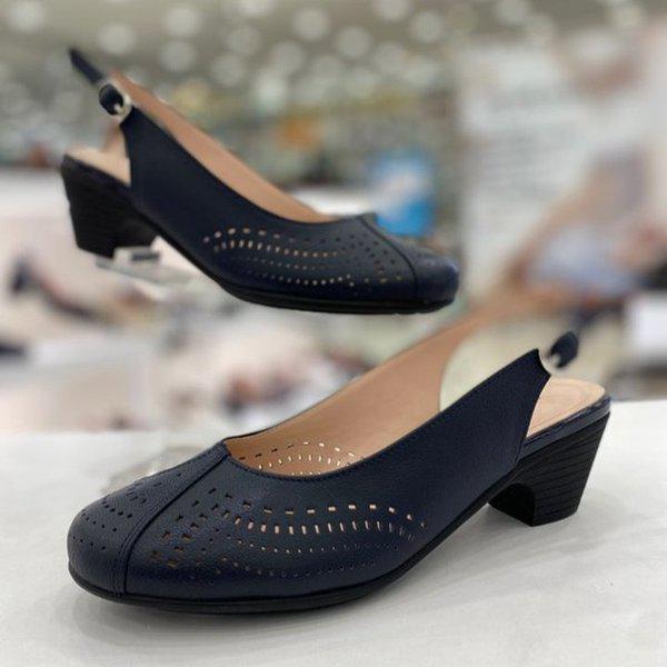 女性パンチングスリングバックYAFMTS622NYCAIV HFDG1A GN_GN