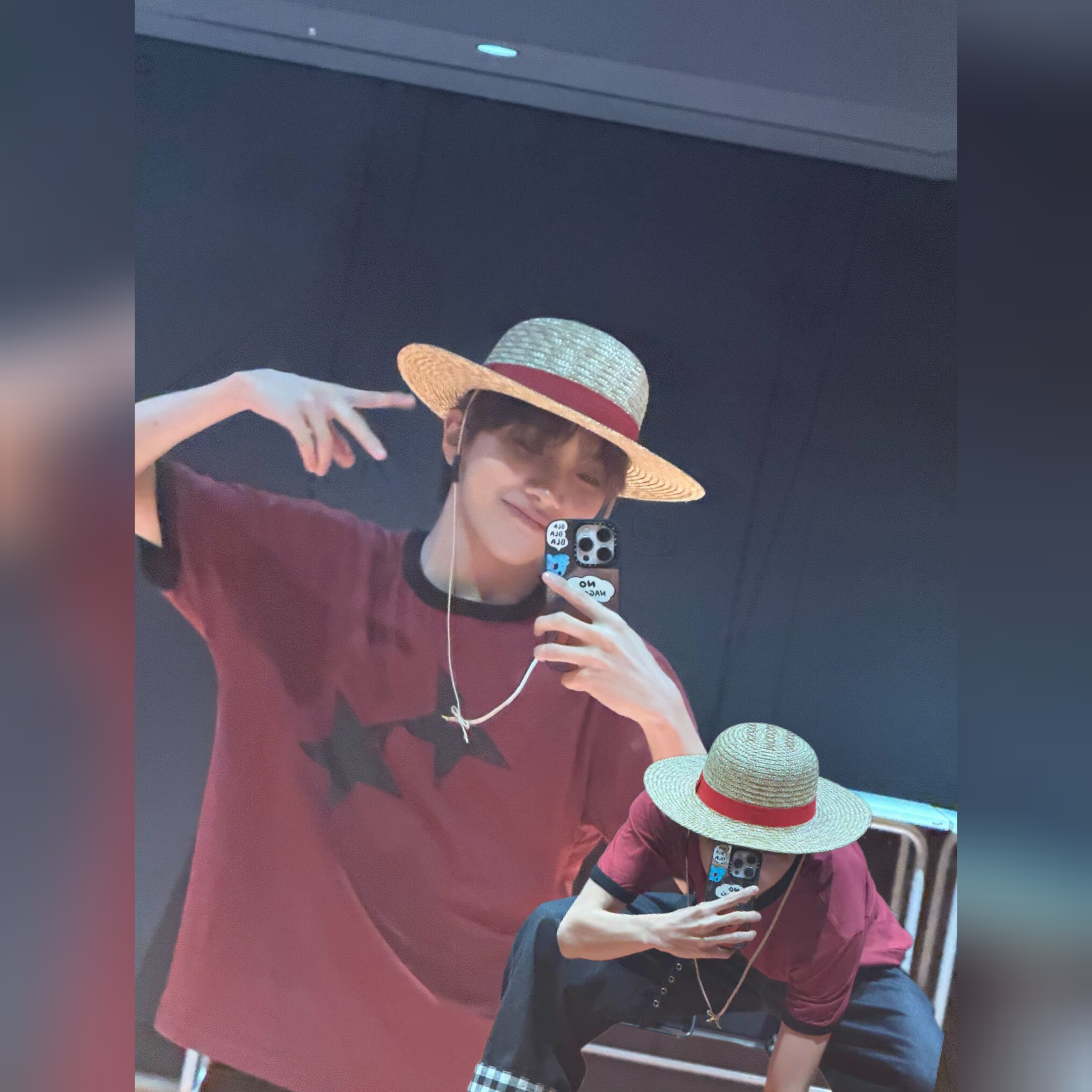 BOYNEXTDOOR ウナク 着用 TWIN STAR RINGER SS TEE 4色