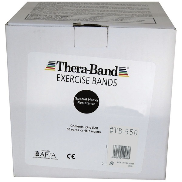D&M セラバンド THERABAND 45m 強度レベル+3 ブラック TB550