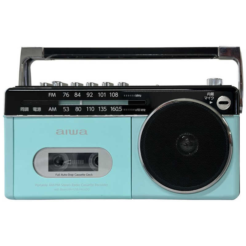 とうしょう　モノラル型ラジカセ ［ワイドFM対応 /Bluetooth対応］ パステルグリーン　GAA4-RCP0003-PG