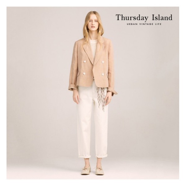 Thursday Island ダブル 閉め ショート ジャケット(T224MJK236W)