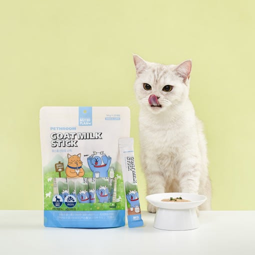 [フェスルームx同源コラボ] 2+1 山羊乳スティック 14g 20本入り トリプルセット 犬 猫 チュール おやつ ピューレ