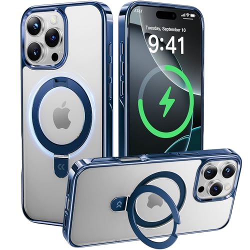 iPhone 16 Pro用クリアケース 米軍規格保護 MagSafe対応 25W 急速充電