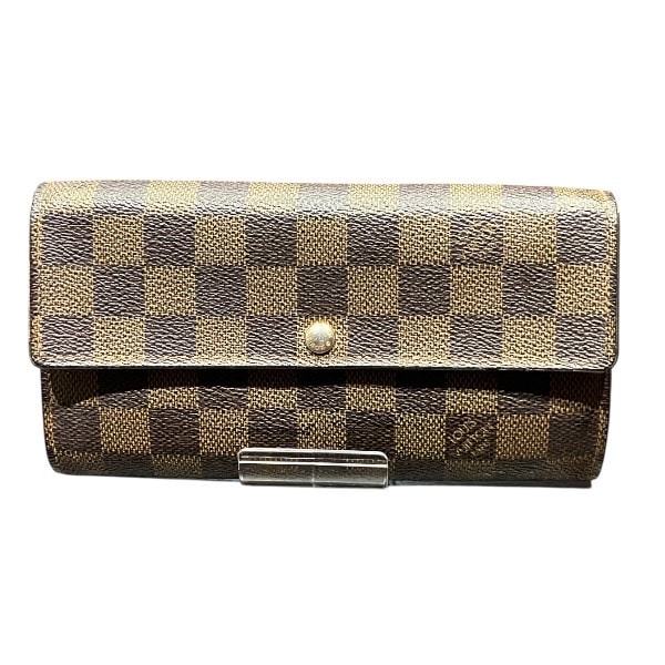 ルイヴィトン ダミエ ポルトモネ カルトクレディ N61725 長財布 ユニセックス 【中古】