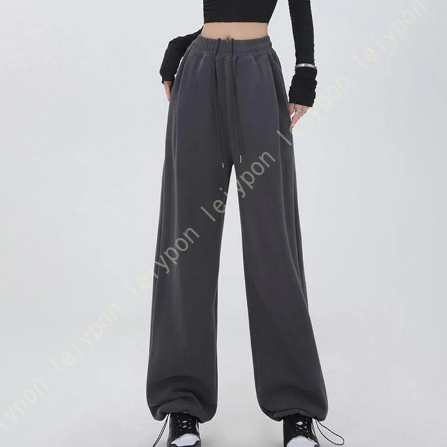 ワイドパンツ レディース ジャージ 下 スウェット ガチョウパンツ ロングパンツ ゆったり カジュアル ストレートパンツ トレーニングパンツ 作業ズボン 作業服