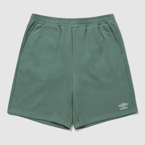 ショートパンツ PQA UQ123CHP19-BGN エッセンシャル スウェット 4.5部丈ショートパンツ / BLUE GREEN