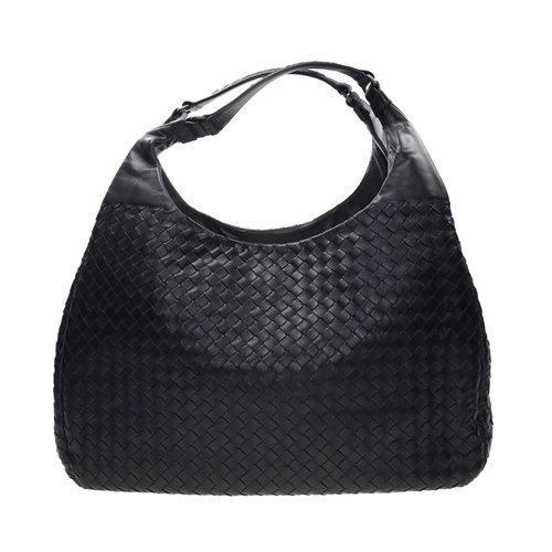 124864-V0016-8175ボッテガヴェネタ トートバッグイントレチャートレザー ブラック