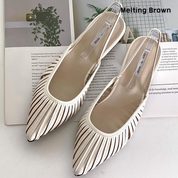 女性靴 レディース スリングバック 夏靴 K46