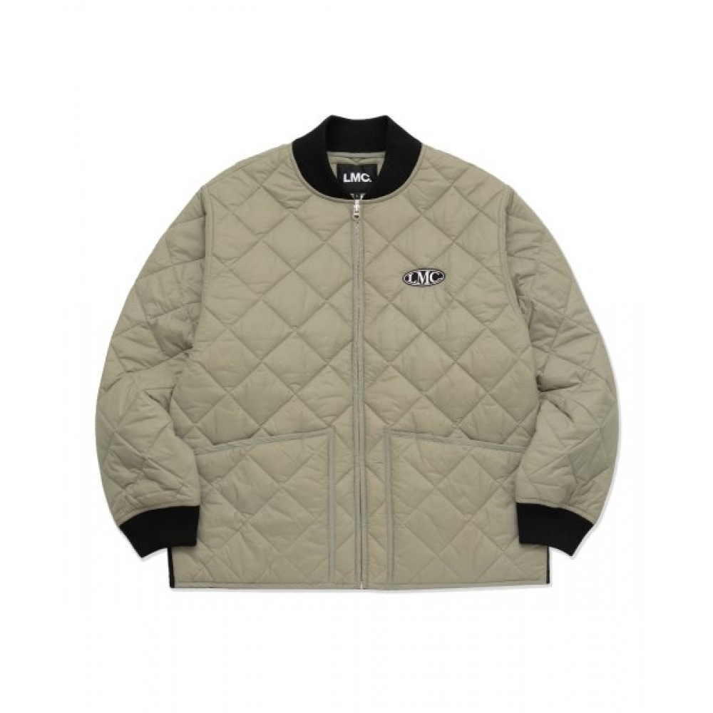 LMC LMC オーバルキルトジャケットサンド