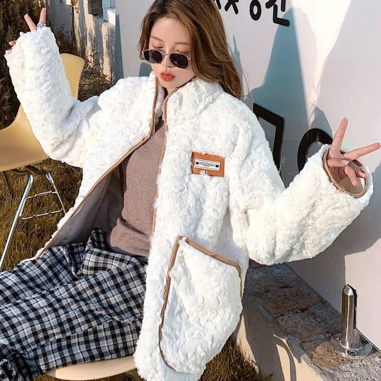 入庫秋冬レディースファーコート毛皮コートボアジャケット　ボアコート　レディースコートフェイクファーアウタージャケット　暖かい　通勤