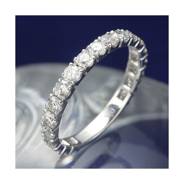 【高い素材】 プラチナPt900 1.0ctダイヤリング 11号 エタニティリング 指輪 指輪