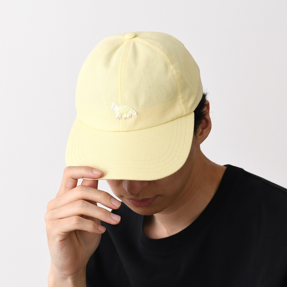 キャップ 帽子 ベイビー フォックス OW06108 WB0026 メンズ ユニセックス ブラウン イエロー ベージュ コットン ベースボール