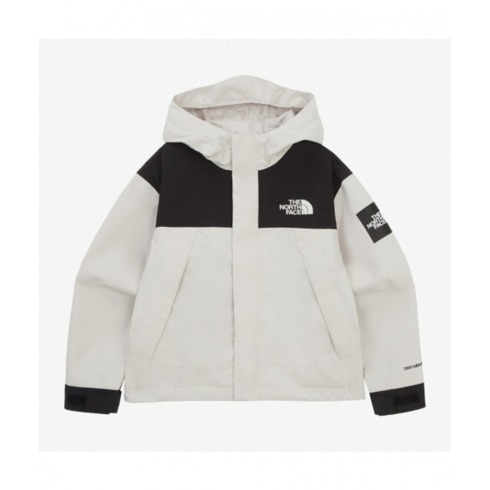 ザ・ノース・フェイス子供用マウンテンジャケット NJ2HR02T_WHS