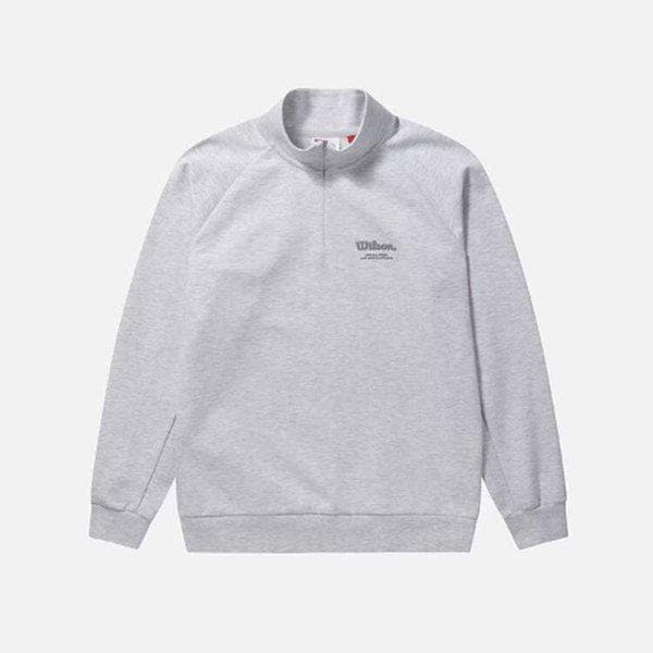 男性テックコットン ハーフジップ スウェットシャツ W243001LHT82LMG