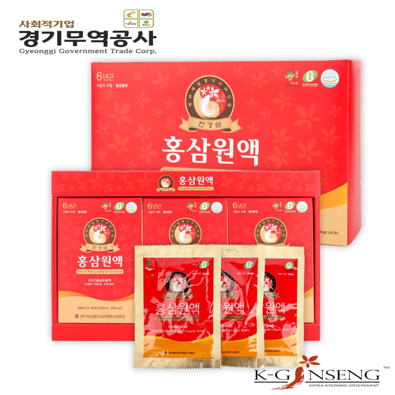 韓国天京参紅参原液 50ml*30 / 金浦坡州人参農協 / 6年根紅参