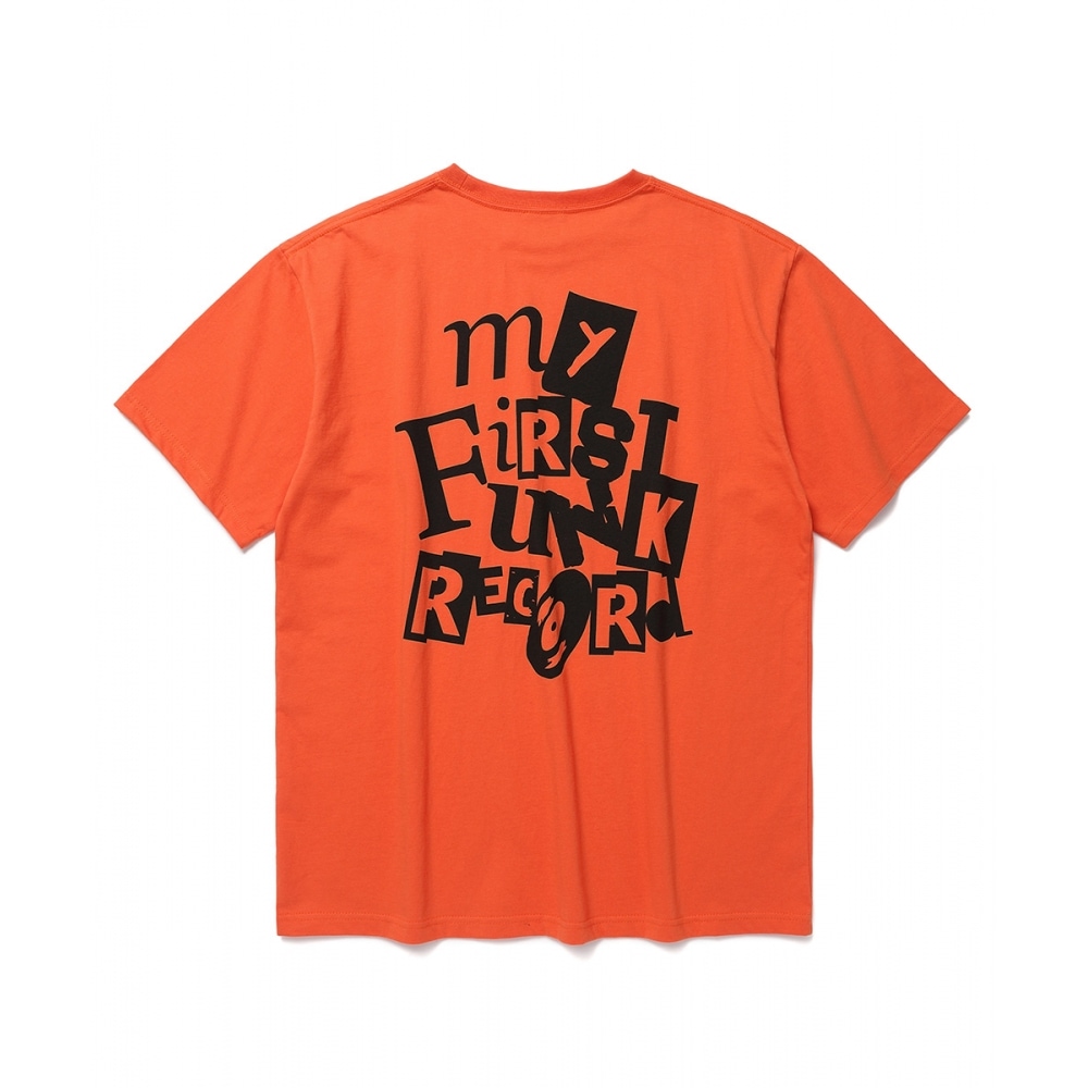 CAVISH FUNK RECORD SS TEE オレンジ(CV2DMUT513A)