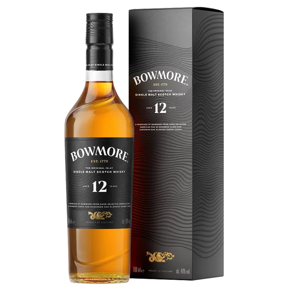 【箱入 正規品】ボウモア 12年 アイラ シングル モルト スコッチ ウイスキー 700ml 40％ whisky_YBW12