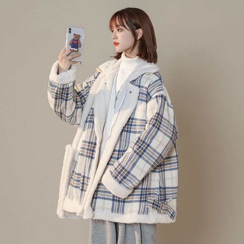 アウター コート ジャケット チュニック 厚手 裏起毛ファッション ゆったり レディース服 高級感 韓国ファッション