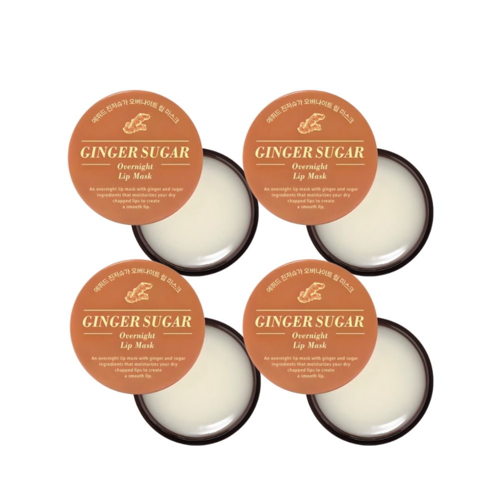 ジンジャーシュガー オーバーナイト リップ マスク 23g 1個入り4個