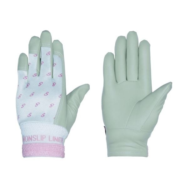 (まとめ) ペンギンエースジャパン ノンスリップ甲メリ S ホワイト PA-1451 1双 (×5セット)