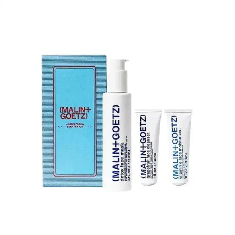 MALIN+GOETZ ホリデー フェイシャルセット(フェイス クレンザー 30ml+フェイス モイスチャライザー 30ml+ピュリファイング フォーム マスク 118ml)