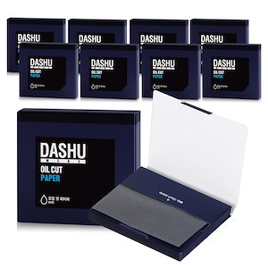 DASHU ダーシュ メンズ オイルカットペーパー あぶらとり紙 80本入り 10個入り