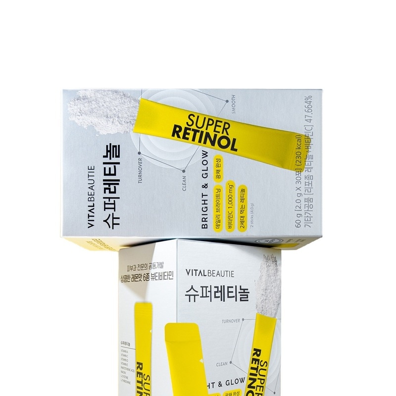 バイタルビューティースーパーレチノール30砲x2個+4砲[食べるレチノール]
