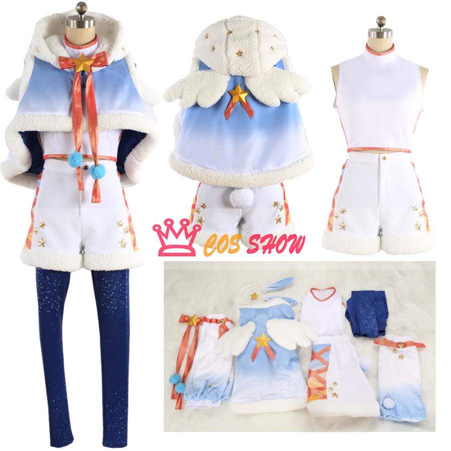 赤字販売!あんスタ 発売記念スカウト Ra*bits 真白友也 コスプレ衣装 うさぎ耳付き cosplay 仮装 オーダーメイド製作可能 イベント ハロウィン
