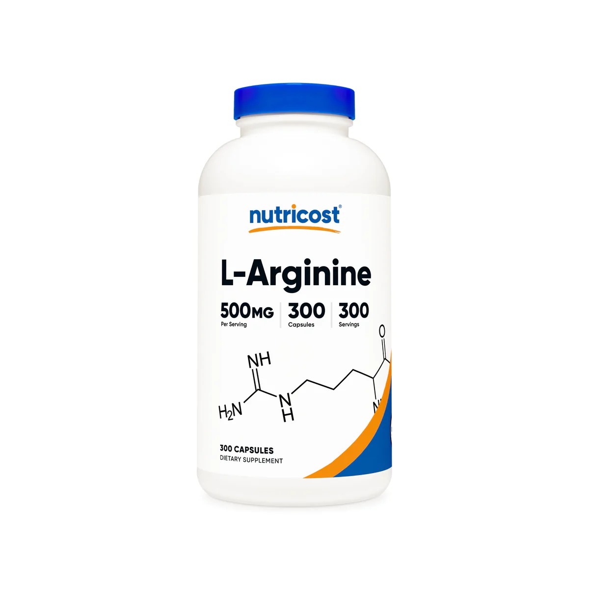 [USA] Nutricost ニュートリコスト L-Arginine Capsules (500 MG) (300 CAP)