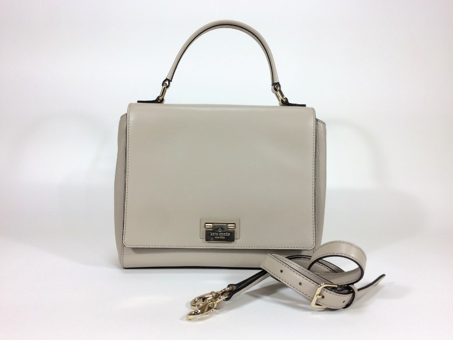 ハンドバッグ 2WAY ショルダーバッグ ストラップあり ベージュ系 【中古品】