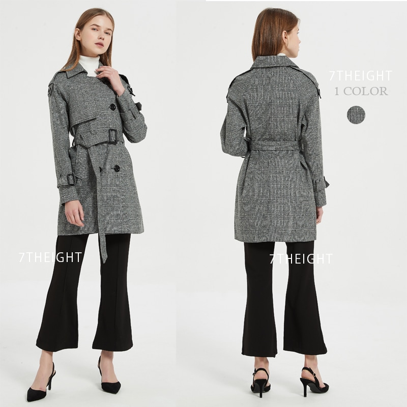 コート　レディース コクーンコート　フーデット ジャケット　フード付き チェック柄 ゆったり アウタ