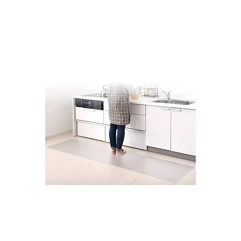 【即納】山善(YAMAZEN) キッチンマット 60240cm 1.5mm厚 クリア CFM-2460