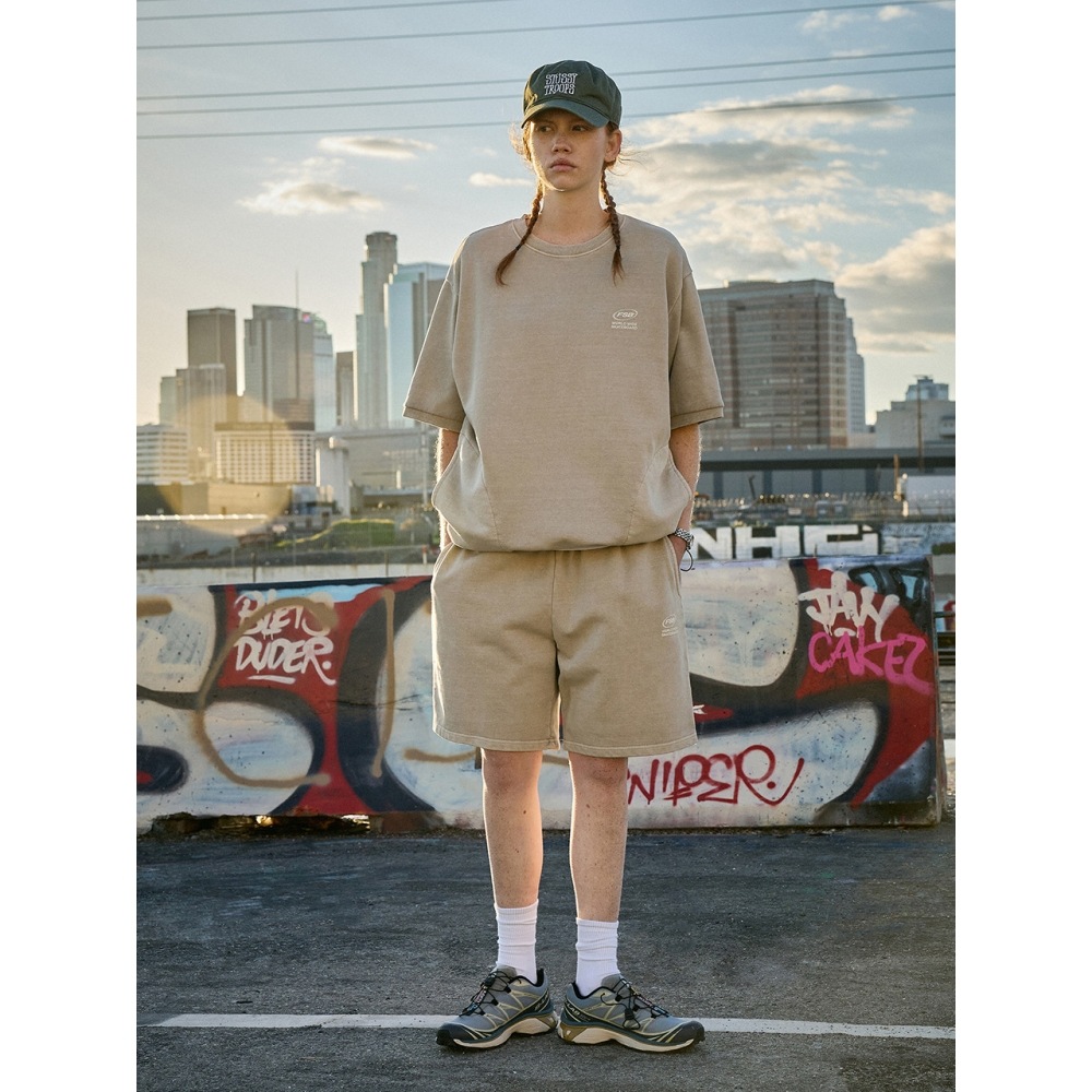 フルークフルーク FSB ピグメントハーフスウェットセットアップ FST356+FSP356 5カラー W