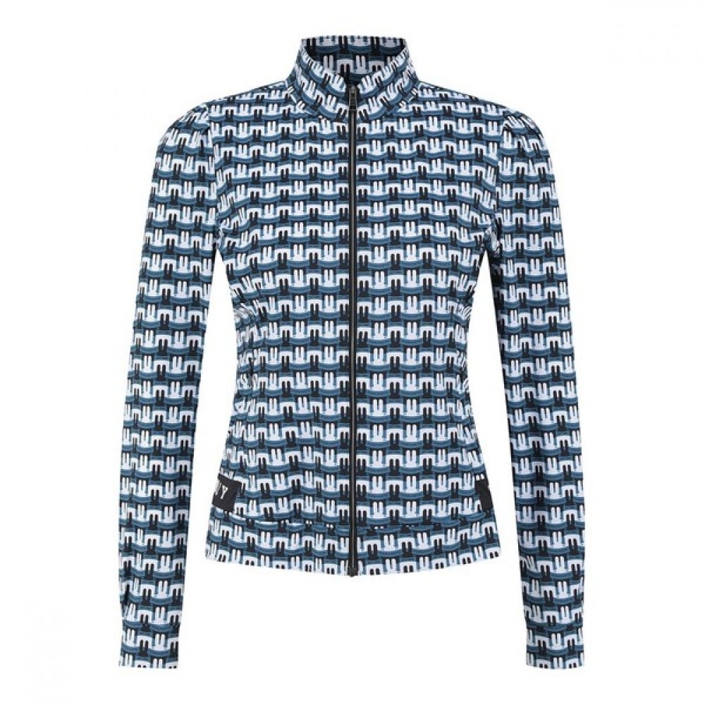 [Paris Gates] レディースバニー柄ストレッチジップアップTシャツ 28,536円