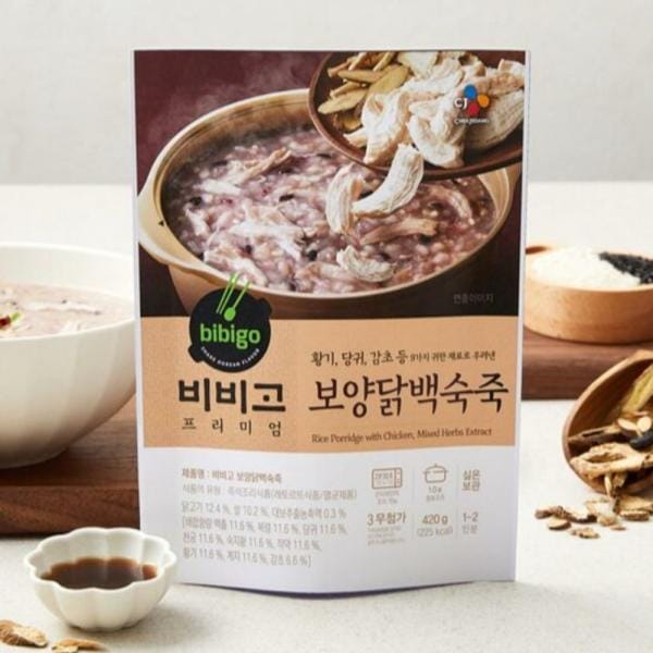 ビビゴ保養食の水炊き粥 비비고 보양닭백숙죽