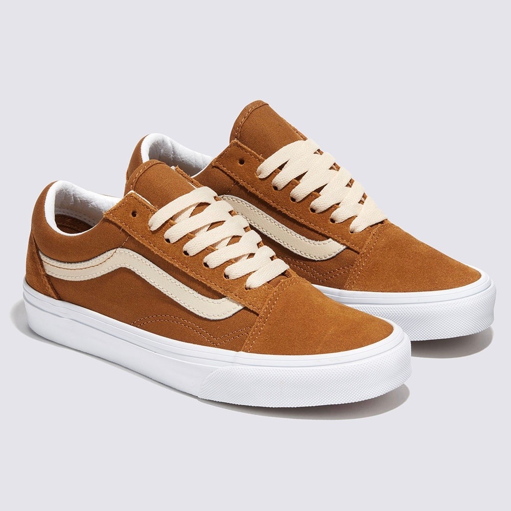 バーンズオールドスクール-スエードブラウン/ VN000CT8DFN1