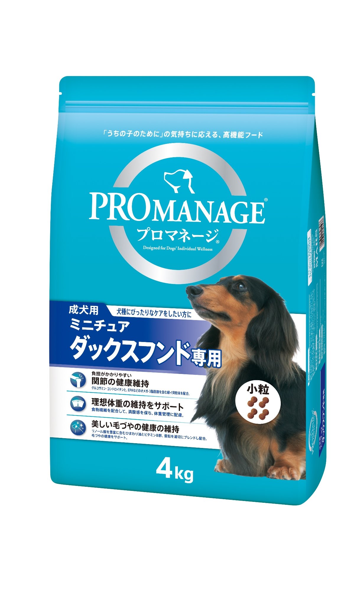 プロマネージ ドッグフード 成犬用 ミニチュアダックスフンド専用 4kg 4,585円