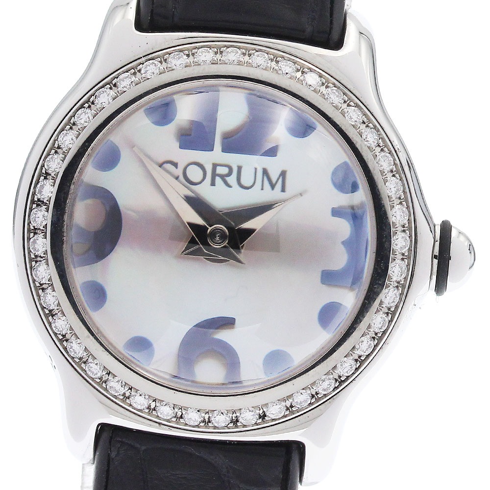 コルム CORUM 101.151.47 バブル ダイヤベゼル クォーツ レディース 良品 _948826【中古】