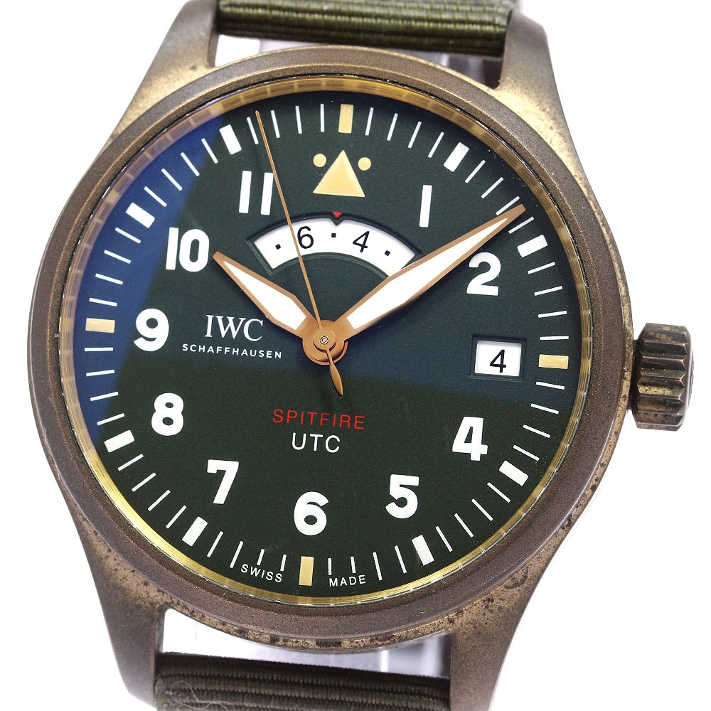 IWC IWC SCHAFFHAUSEN IW327101 UTC スピットファイア MJ271 世界限定271本 自動巻き メンズ _826650【中古】